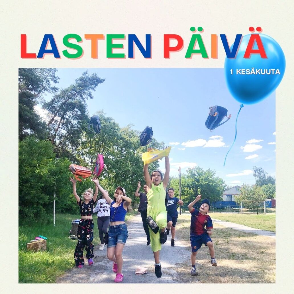 1 kesäkuuta - kansainvälinen lastensuojelu päivä